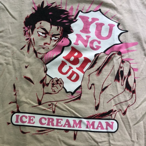 Yung blud ice cream man music tee - Picture 2 of 3